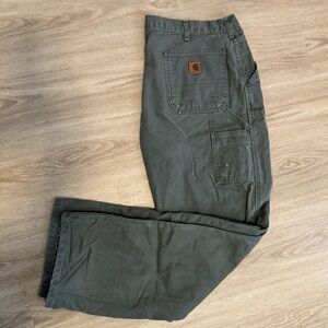Men’s Carhartt 38x34 Double Knee Work Pants